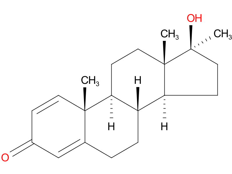 Methandienone API chemical formula